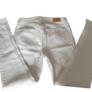 Levi's White Skinny Leg Jeans